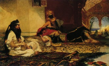beauties on carpet Jean Joseph Benjamin Constant Araber Oil Paintings